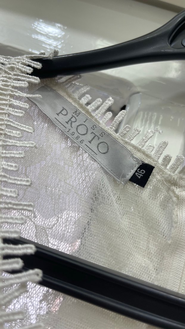 Dantel Detaylı V Yaka Uzun Bohem Nişan Elbisesi - Görsel 4