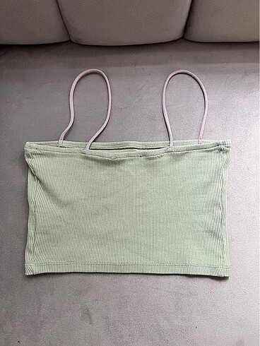 Trendyol & Milla su yeşili askılı crop