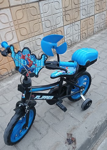 Mavi Renkli Çocuk dört Tekerlekli Bisiklet
