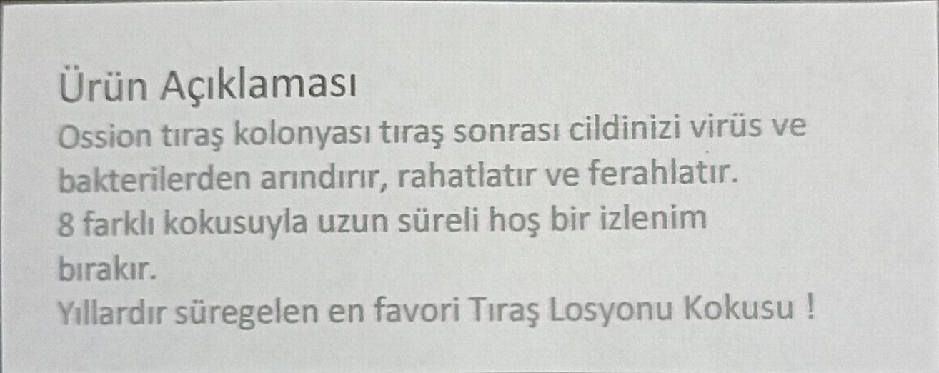 Morfoze Ossion Tıraş Sonrası Losyon - Görsel 2