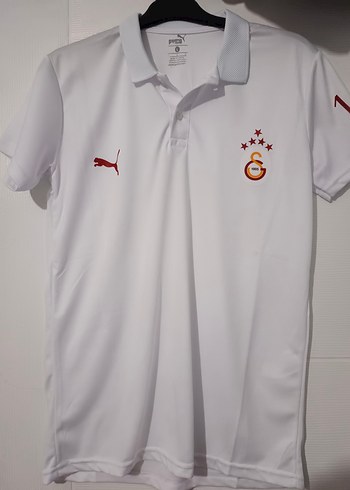 Beyaz Galatasaray Polo Yaka Erkek Forma