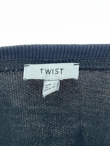 l Beden siyah Renk Twist Sweatshirt %70 İndirimli.