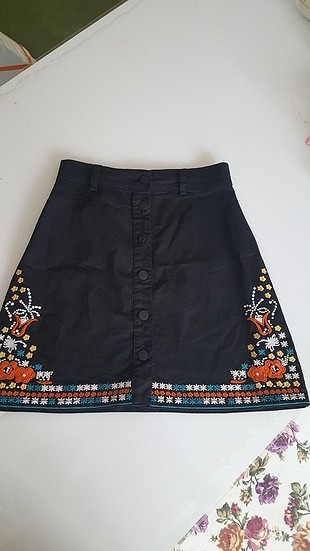 siyah mini etek