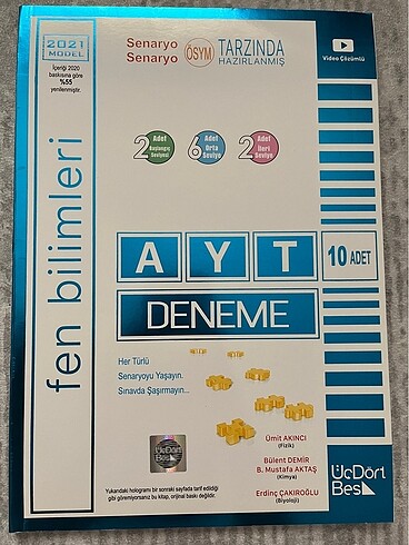 Üç Dört Beş Ayt Fen Branş Denemesi