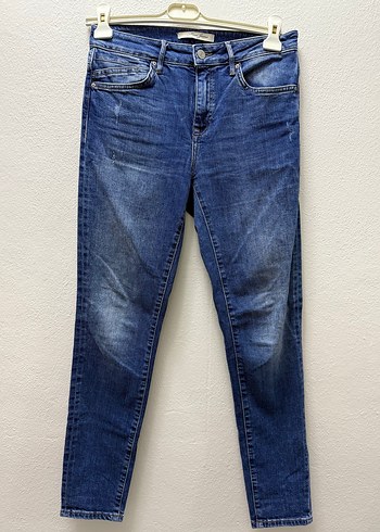 Mavi Normal Boy Kadın Denim Pantolon