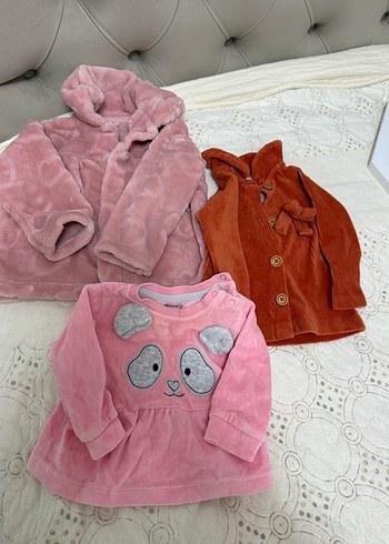 Kız Çocuk Pembe Nakışlı Polar Sweatshirt - Görsel 2