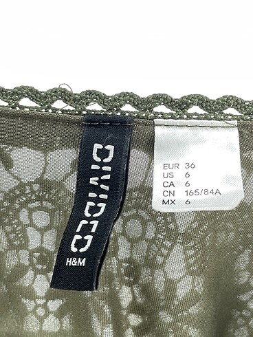 36 Beden haki Renk H&M Kısa Elbise %70 İndirimli.