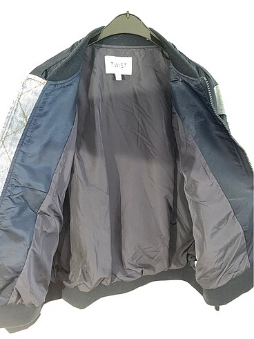 Twist Twist Denim Mix Bomber Mont