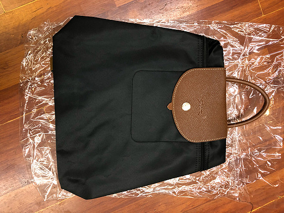 Longchamp siyah taba sırt çantası 