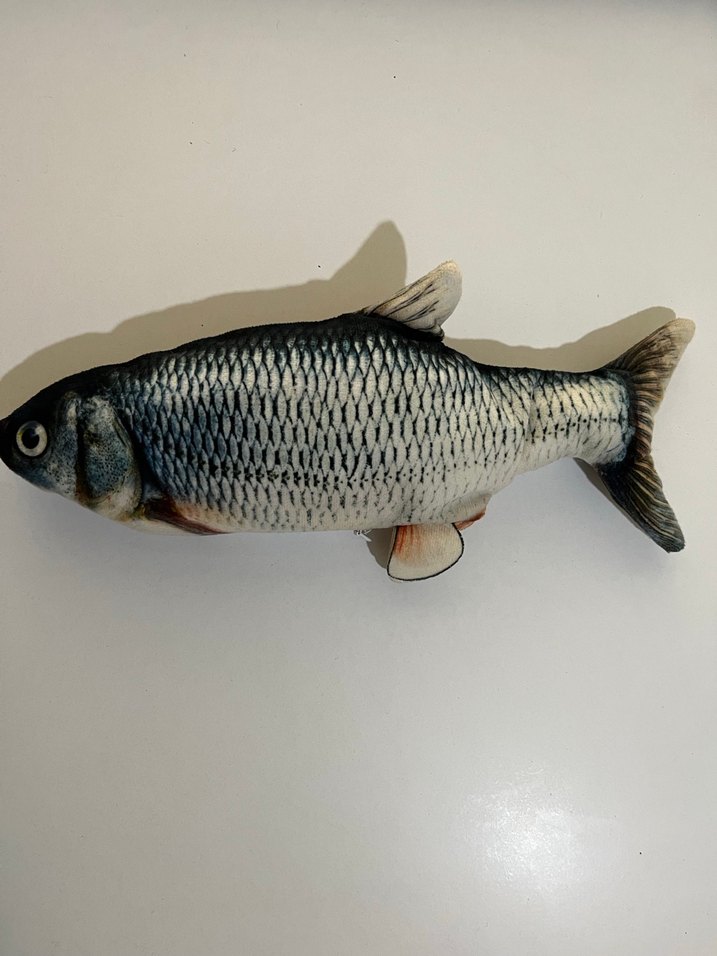 Gri Balık Peluş Oyuncak - Görsel 2