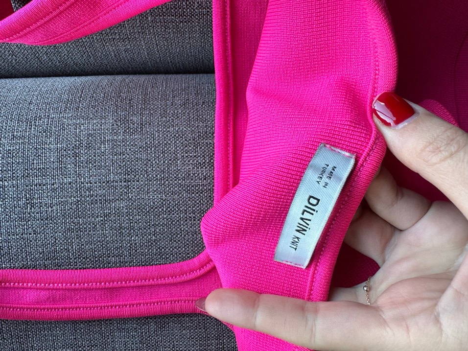 Dilvin pembe üst - Görsel 4