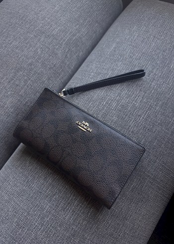 Coach Kahverengi Baskılı Deri Kadın Cüzdan - Görsel 5