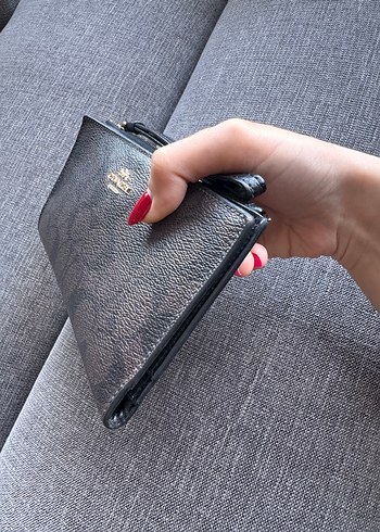 Coach Kahverengi Baskılı Deri Kadın Cüzdan - Görsel 4