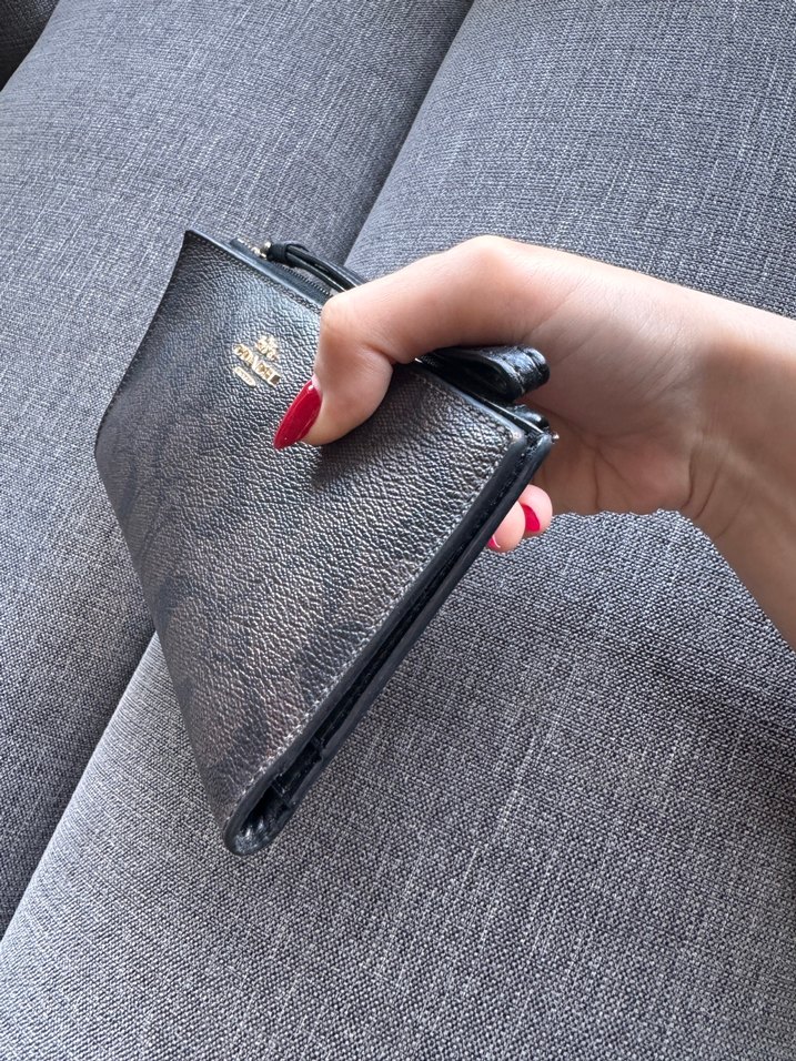 Coach Kahverengi Baskılı Deri Kadın Cüzdan - Görsel 4