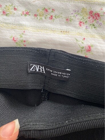 zara beli lastikli tayt şort - Görsel 3