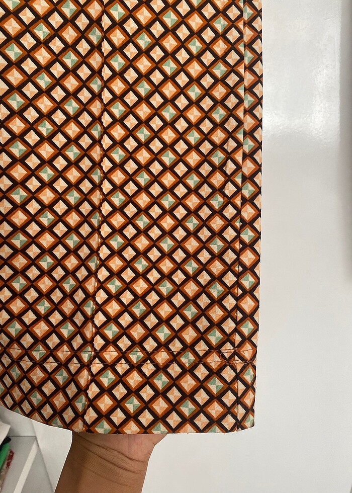 bershka turuncy desenli pantolon - Görsel 2