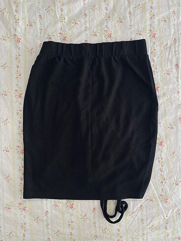 trendyol milla büzgülü penye etek - Görsel 2