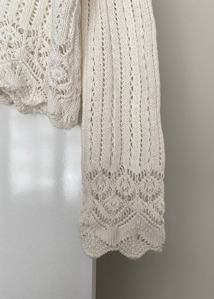 ajurlu örme üst - Görsel 2