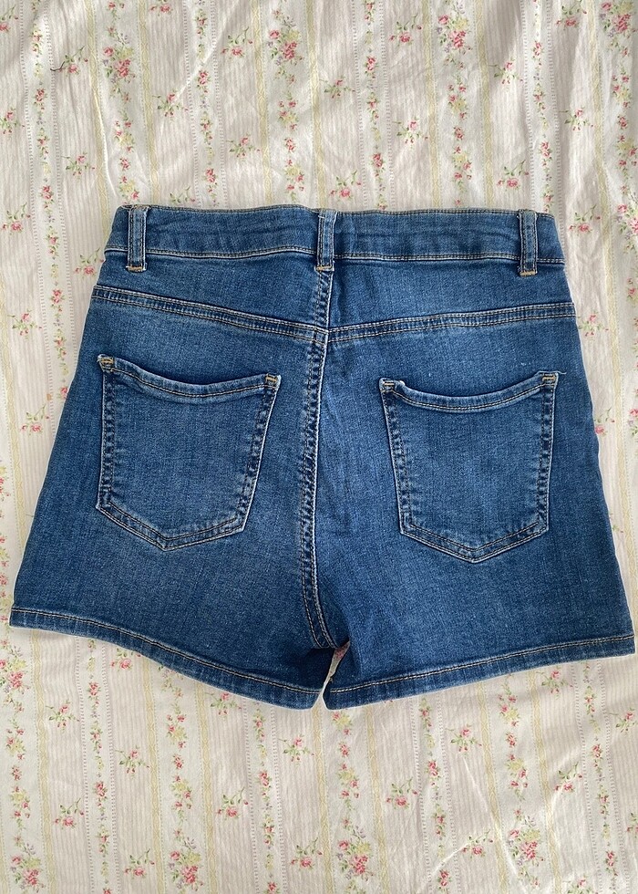 koton denim kot şort - Görsel 3