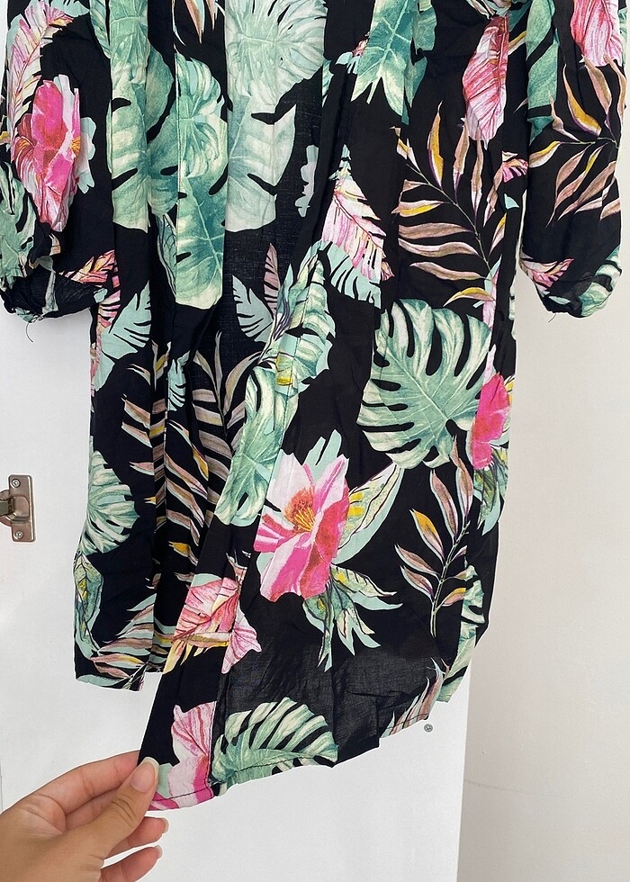 lcw desenli kimono - Görsel 2