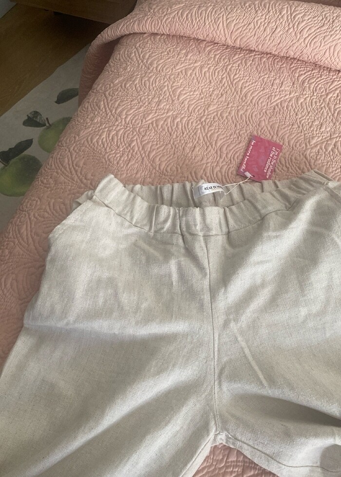 keten pantolon - Görsel 3