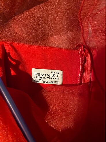 Feminist belamore kırmızı - Görsel 8
