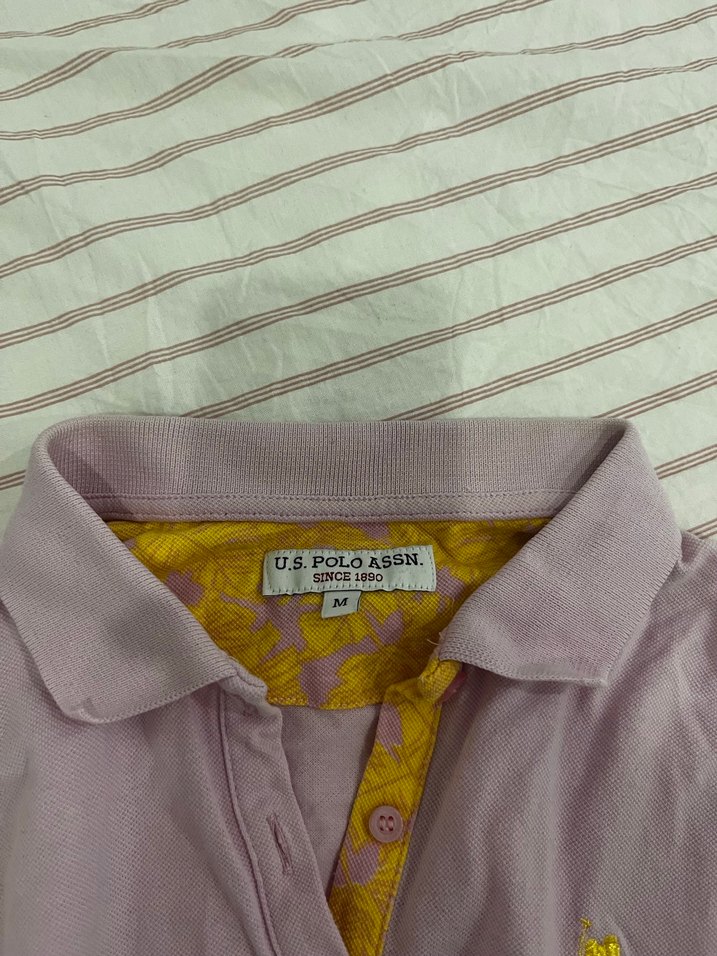 pembe polo yaka tisort - Görsel 2