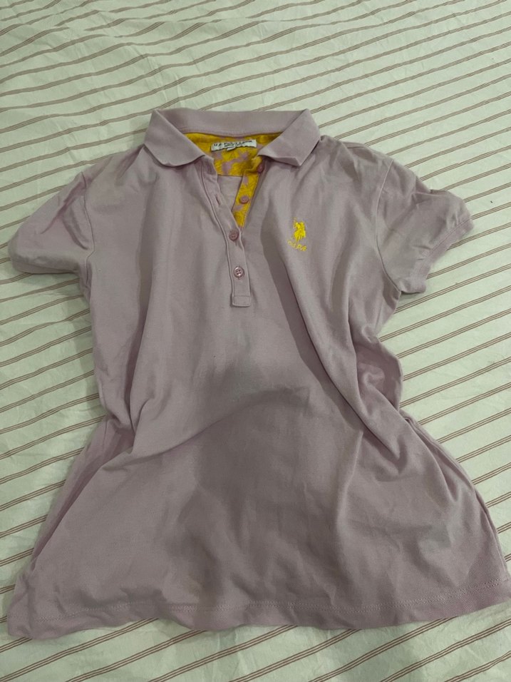 pembe polo yaka tisort - Görsel 3