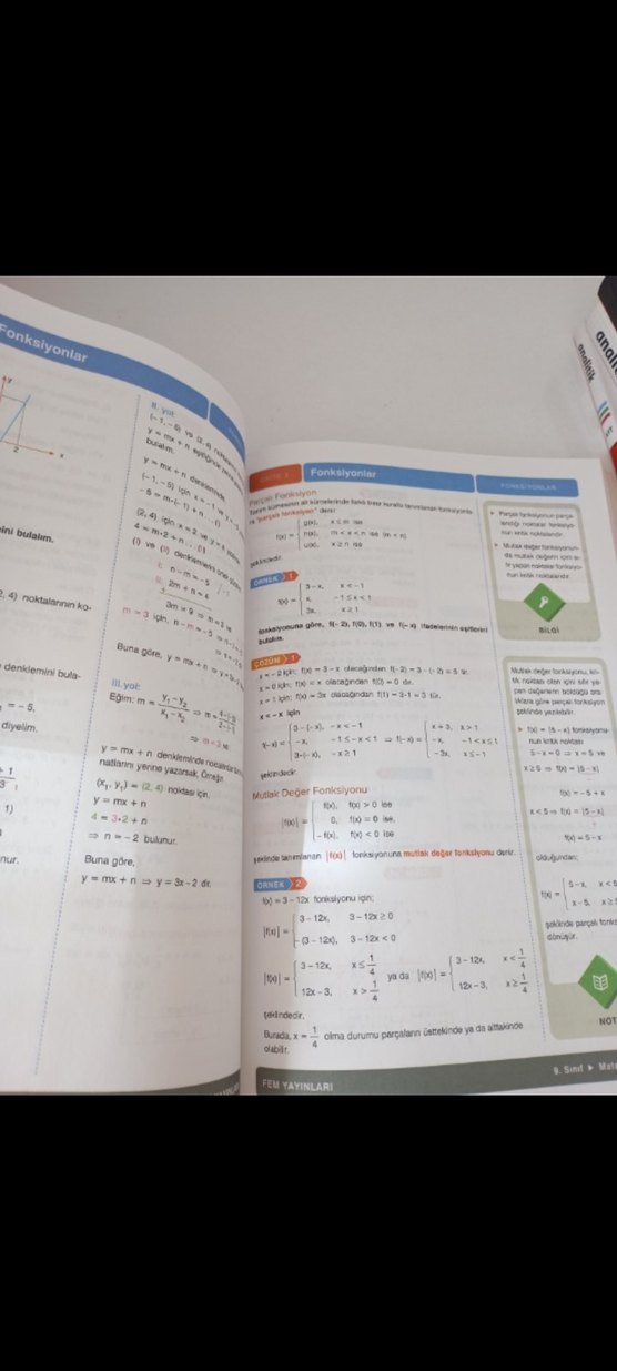 9. Sınıf Matematik Konu Anlatımlı Kitap - Görsel 2