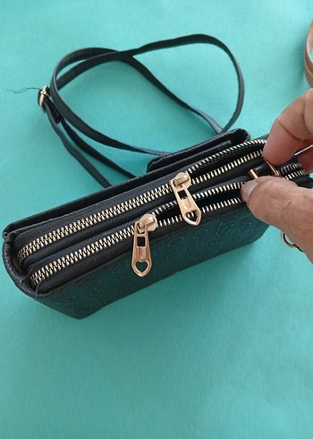 Kadın Deri Kahverengi Çapraz Çanta - Görsel 7