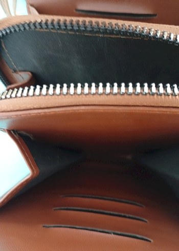 Kadın Deri Kahverengi Çapraz Çanta - Görsel 3