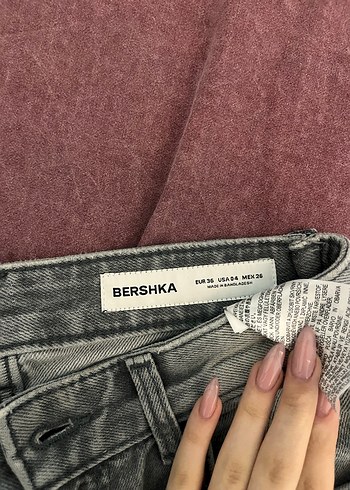 Rahat Kesim Gri Midi Kadın Kot Pantolon - Görsel 3