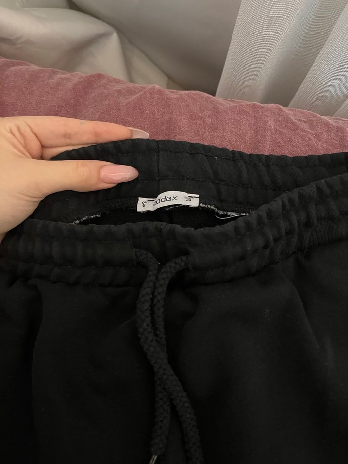 Siyah Kadın Rahat Kesim Eşofman Altı - Görsel 2