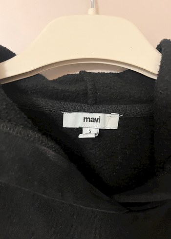 Siyah Kapüşonlu Kadın Sweatshirt - Görsel 2