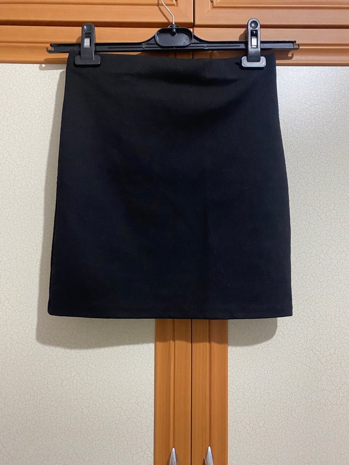 Siyah Mini Dar Kesim Etek - Görsel 2