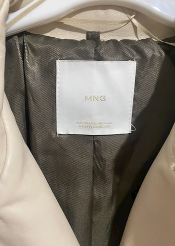 Bej Deri Kadın Midi Trençkot - Görsel 2