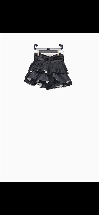 Zara Fırfırlı Mini Etek
