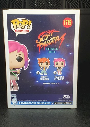 Beden Renk Funko pop Ramona Flowers Animasyon Figürü