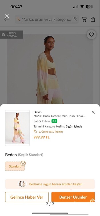 Dilvin Dilvin Batik Desen Triko Hırka