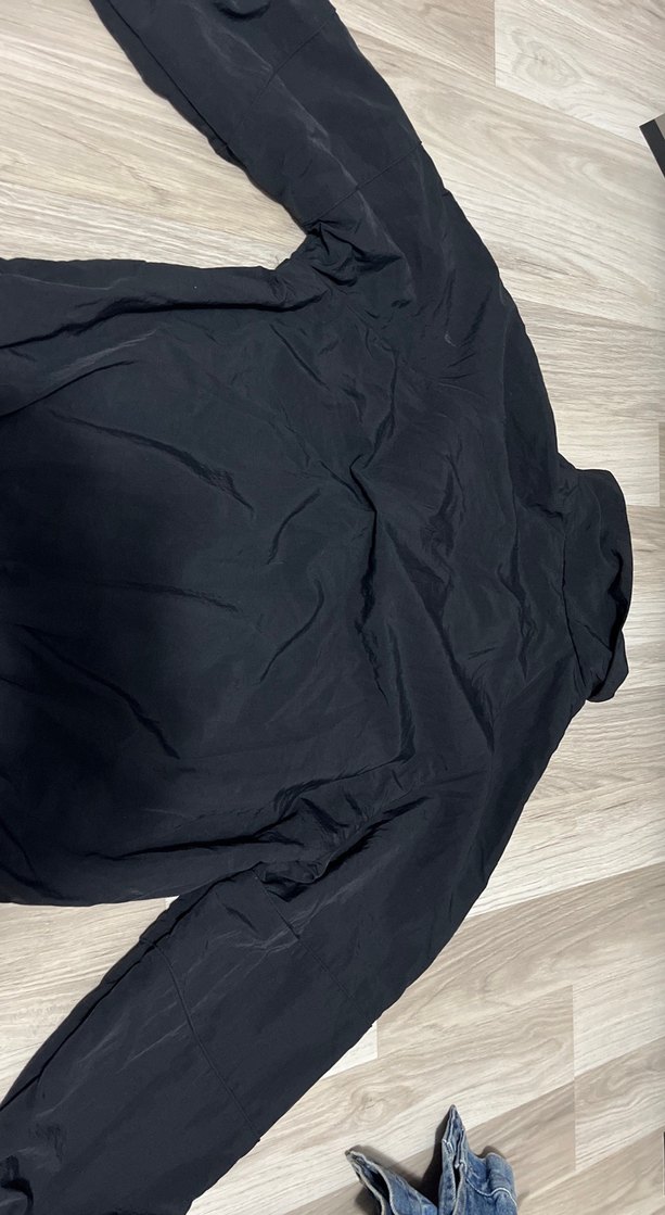 Bershka E Baskılı Fermuarlı Kadın Midi Ceket - Görsel 3