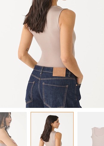 Stradivarius Kare Yaka Body - Görsel 3