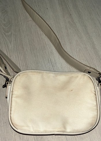 Bej Kemerli Kadın Çapraz Çanta - Görsel 2