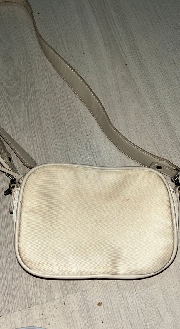 Bej Kemerli Kadın Çapraz Çanta - Görsel 2