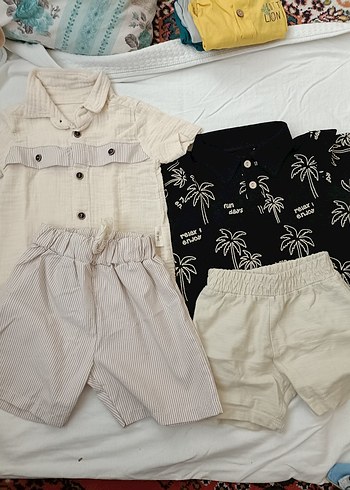 Pamuklu Bebek Erkek Kısa Kollu 
9-12ay. - Görsel 3