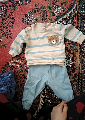 Uzun Kollu Örme Erkek Bebek Takımı - Görsel 2