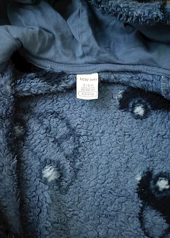 Kürk Detaylı Gri Batik Desenli Sokak Stili - Görsel 8