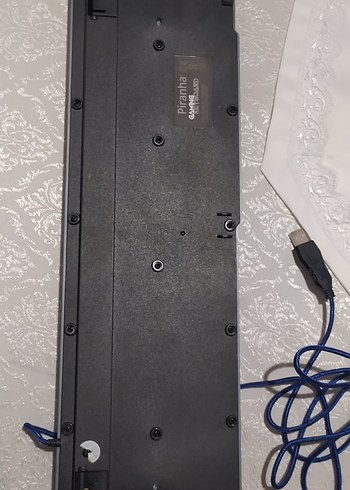 Renkli LED aydınlatmalı siyah klavye - Görsel 5