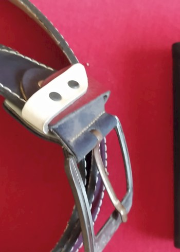 Kahverengi Erkek kemeri ve cüzdan - Görsel 2