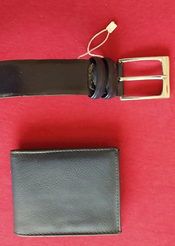 Erkek Siyah suni deri Tokalı Kemer - Görsel 2