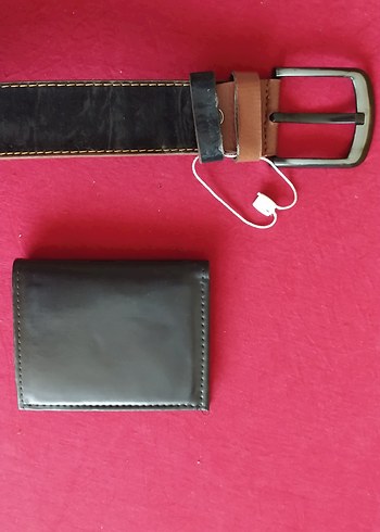 Minimalist Kahverengi Erkek Kemer cüzdan - Görsel 2